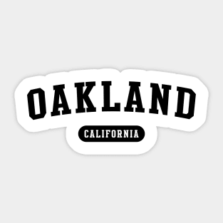 Oakland, CA Sticker